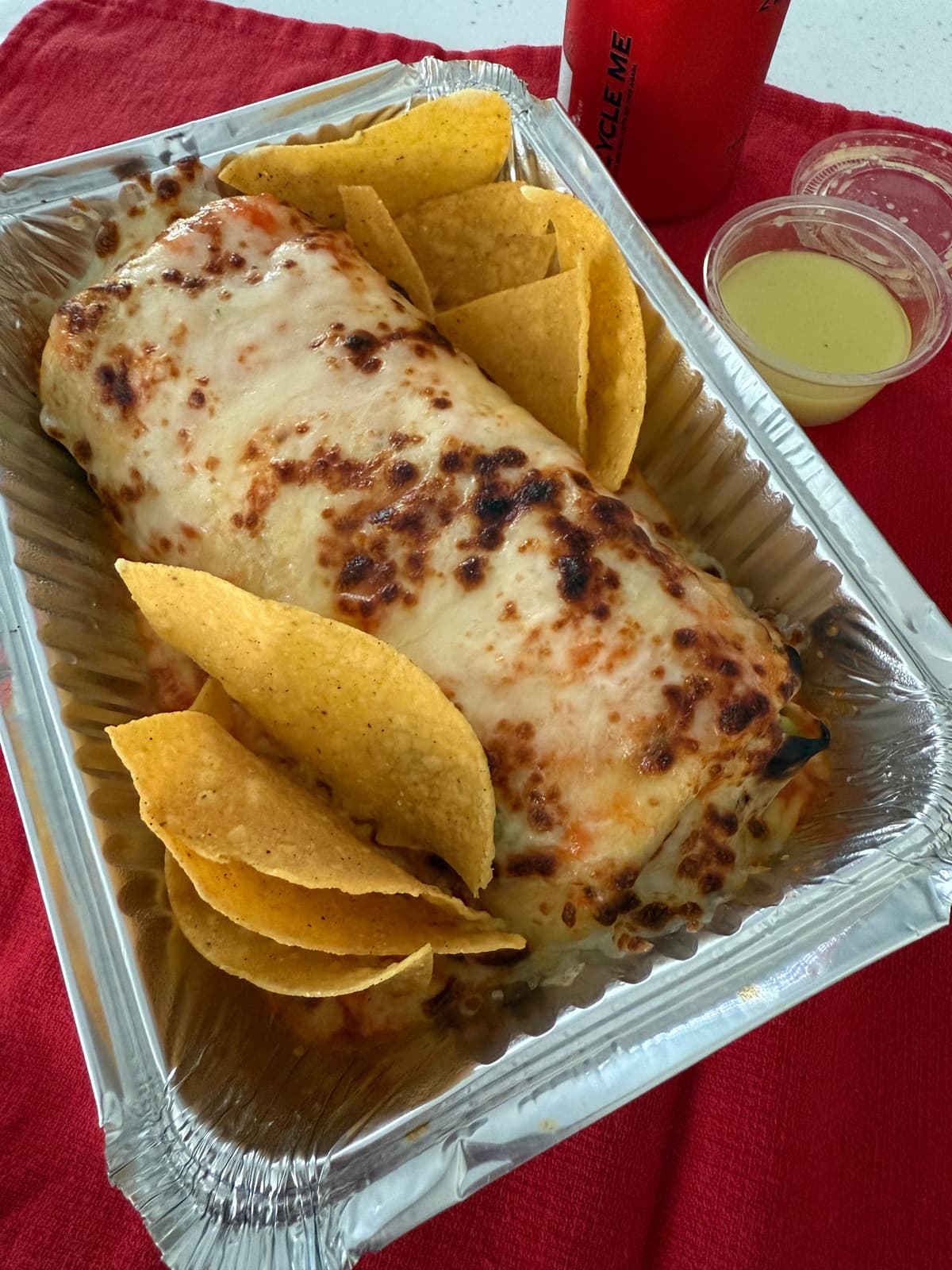 Burritos del food truck Guachile